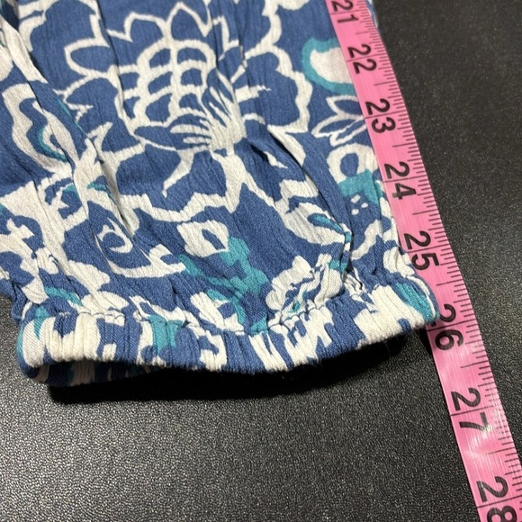 O’Neill Elsie woven pull on crinkle pant,elastic waist,2 pocket,floral,stretch - Picture 8 of 13